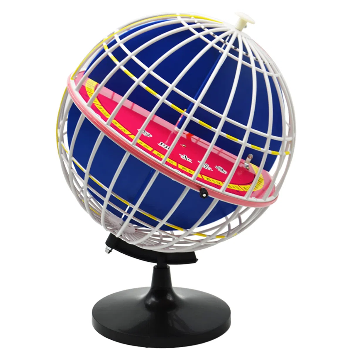 Mappamondi, Globo geografico con latitudine e longitudine da 32 cm/12,5 Pollici, Strumento for esperimenti didattici di Geografia for Bambini in Classe
