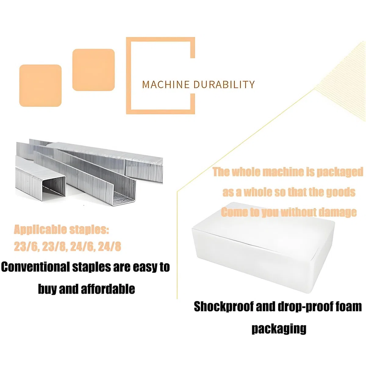 Raccoglitore automatico a sella, pinzatrice elettrica da tavolo, resistente, con protezione per inceppamento, punto piatto A3 per un'elaborazione efficiente dei documenti