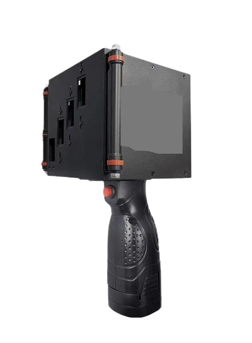 Stampante portatile for etichette da 100 mm, codice a barre, numero di data, scadenza, stampante a getto d'inchiostro, 28 lingue,Funzionamento regolare(With 4 cartridges)