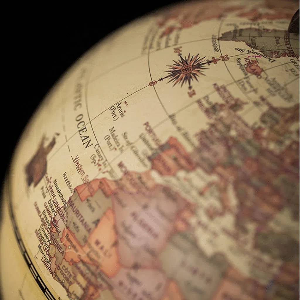 Globi Globo del Mondo d'Epoca Mappamondo da Tavolo Decorativo Antico Geografia Globi educativi della Terra con Supporto Piccolo per globi per Bambini Unico