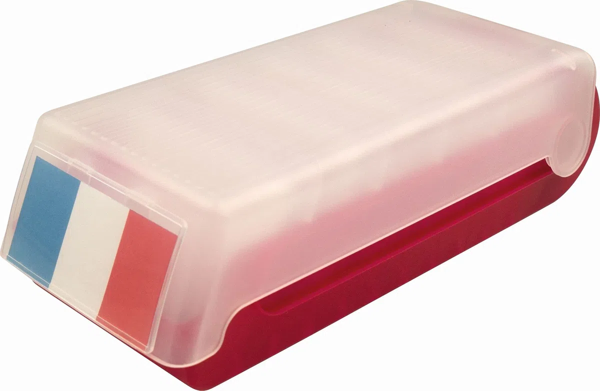 Helit Flash Beebox 800 schede, formato A7, colore: rosso