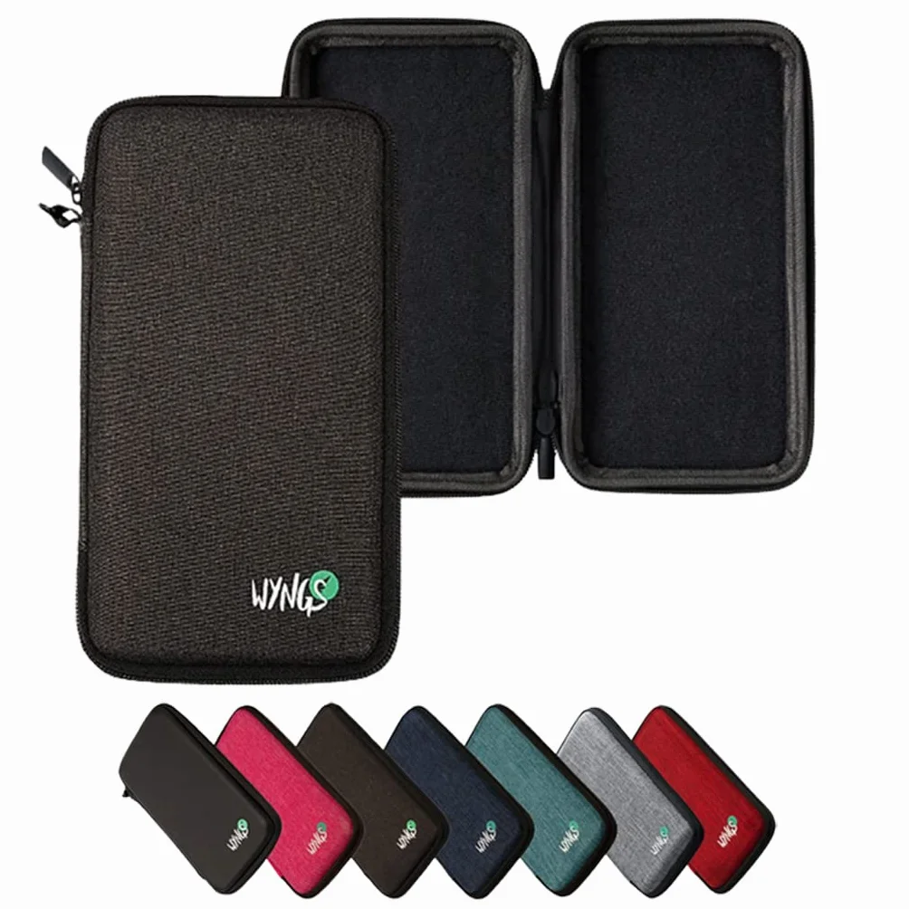 WYNGS Custodia protettiva Grigio Scuro compatibile con la calcolatrice HP 12C Platinum