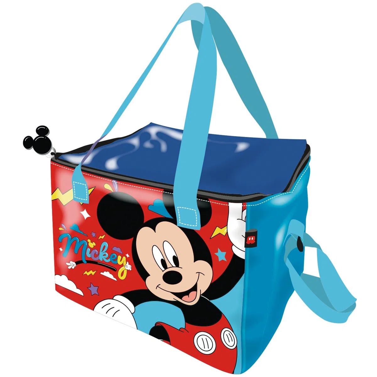 ARDITEX Borsa Termica Bambini TOPOLINO Disney 22,5x15x16,5 cm – Isotermica, Resistente e con Licenza Ufficiale – Perfetta per scuola, picnic, spiaggia o viaggi