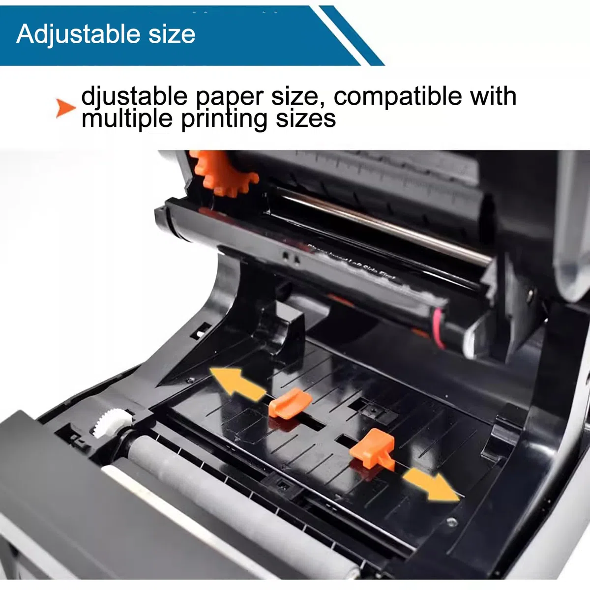 MObyat Macchina da Stampa Digitale per Nastro Satinato da 15-108 Mm, Macchina da Stampa per Nastro Satinato da 127 Mm/s, Supporta USB E App Bluetooth, Design a Doppio Sensore