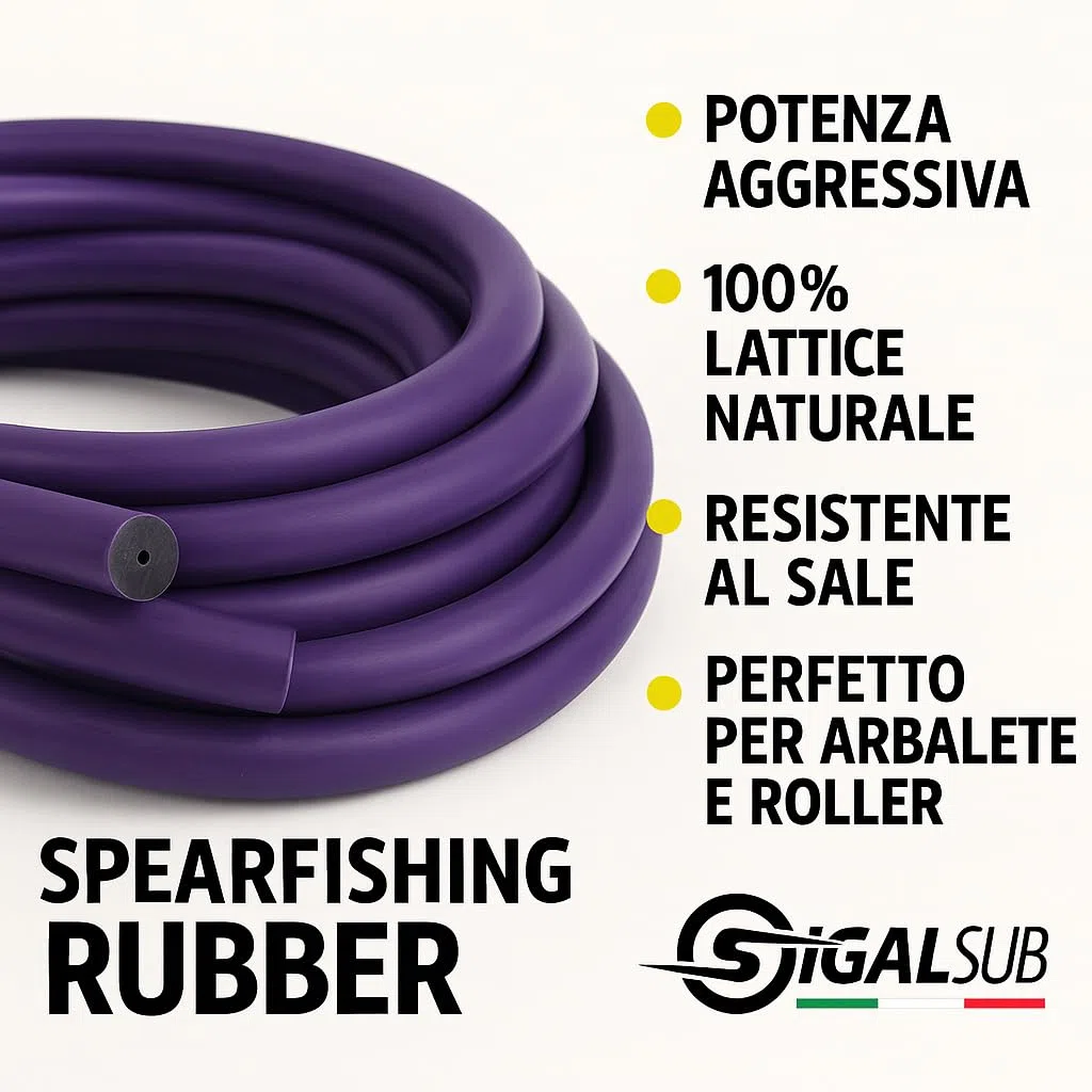 Extreme (PRIMELINE) Elastico Arbalete – caucciù Naturale Alta Potenza e Precisione per Fucile Subacqueo, Ricambio Professionale Pesca Sub-1.5 mt