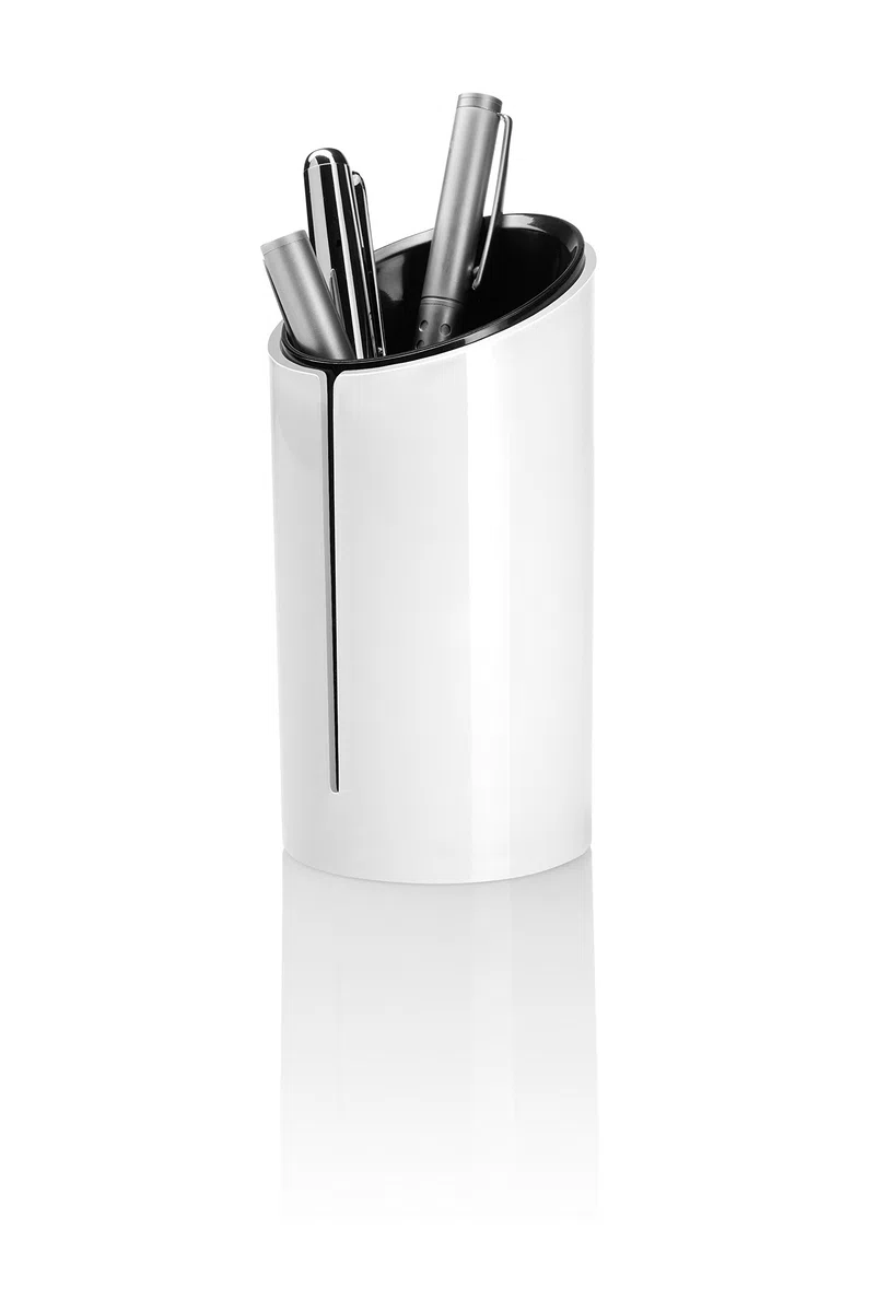SIGEL SA100 Portapenne Eyestyle, bianco/nero, 1 pz