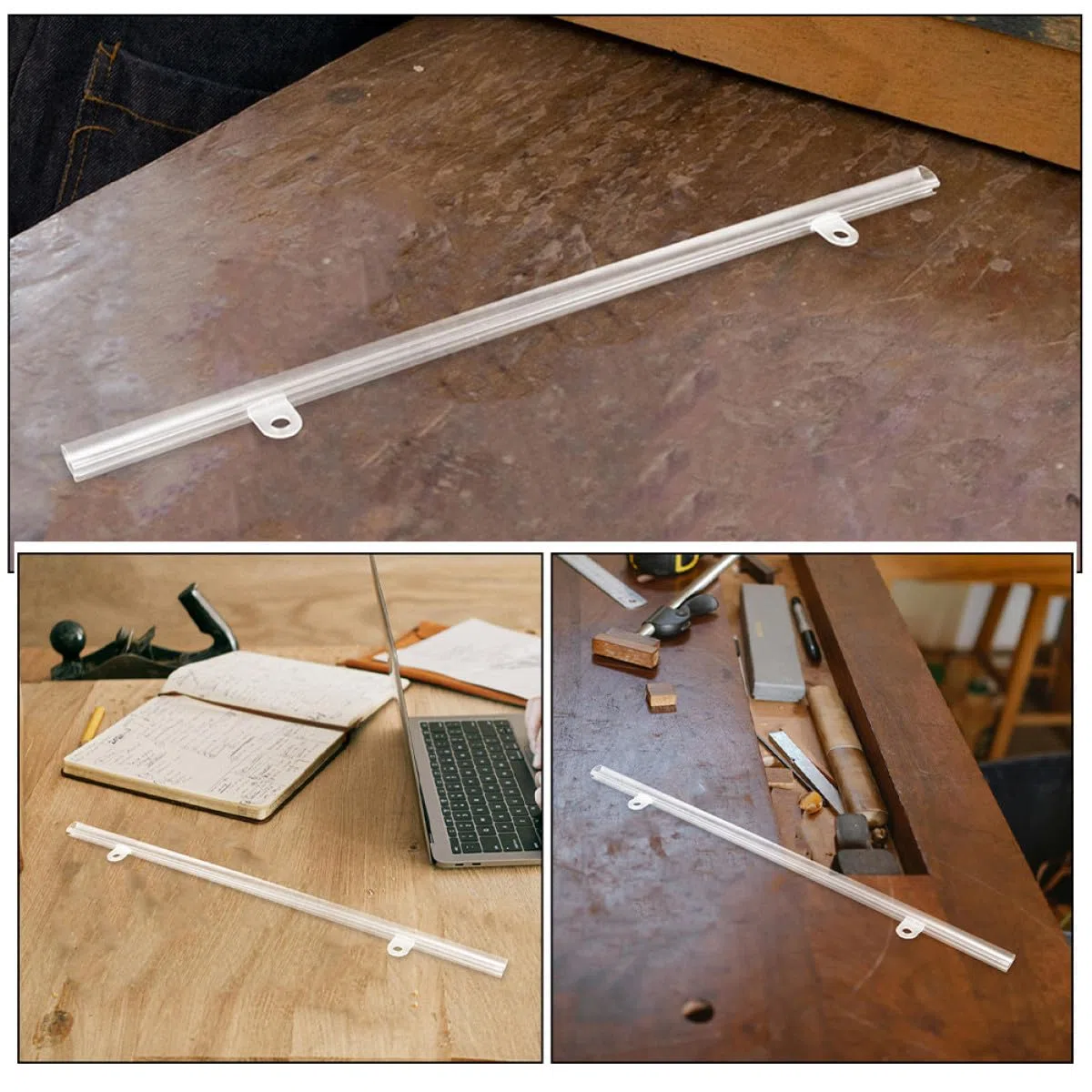 10 Pezzi Stecche Poster in Pvc per Appendere Cartelloni Facile Montaggio, Multiuso per Esposizioni Pubblicitarie in Centri Commerciali