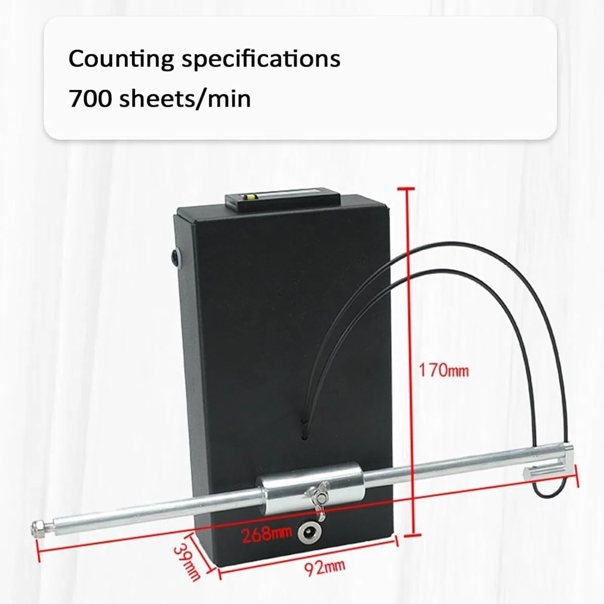 Avvolgitore Automatico di Etichette con Display Digitale e sincronizzazione bidirezionale, Alta velocità 700 Fogli/min, Pulsante di Reset per Una Gestione efficiente delle Etichette