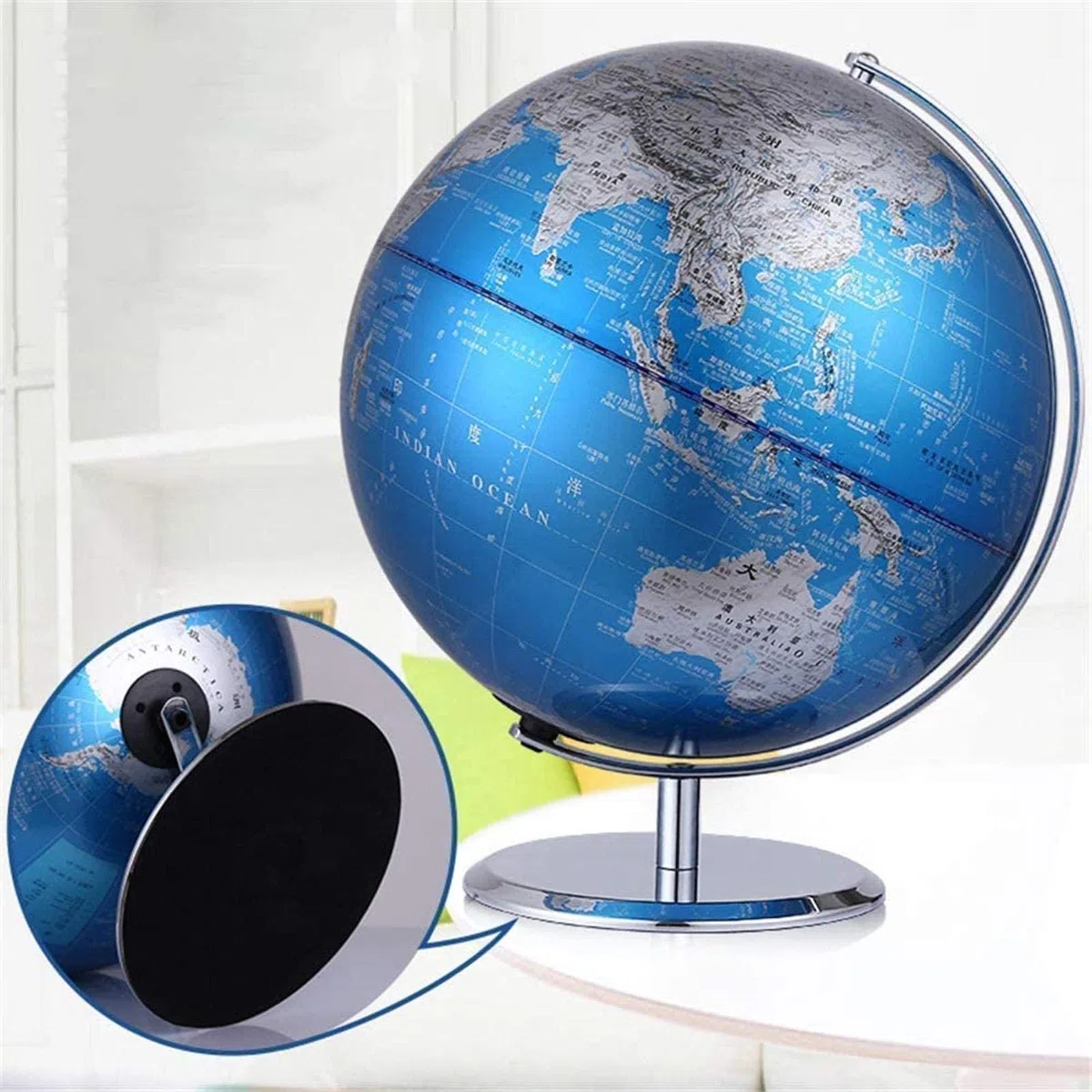Mappamondi, Globo terrestre, globi geografici interattivi for l'istruzione da Tavolo, Giocattoli educativi/Forniture for Ufficio,