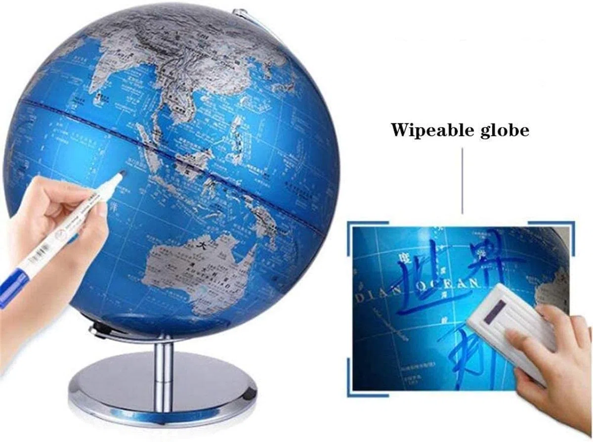 Mappamondi, Globo terrestre, globi geografici interattivi for l'istruzione da Tavolo, Giocattoli educativi/Forniture for Ufficio,