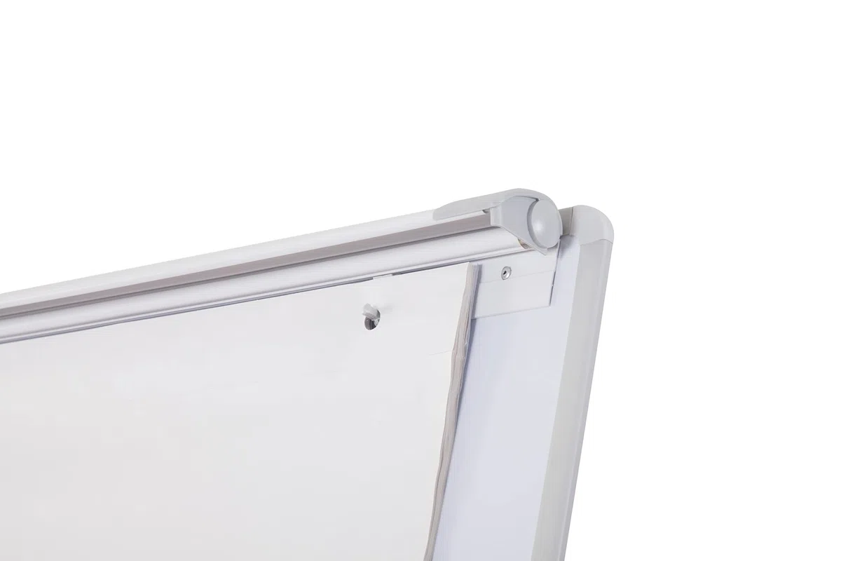Bi-Joy Lavagna Portablocco, Cavalletto Treppiedi Magnetico, 70 x 100 cm, Cornice in Grigio